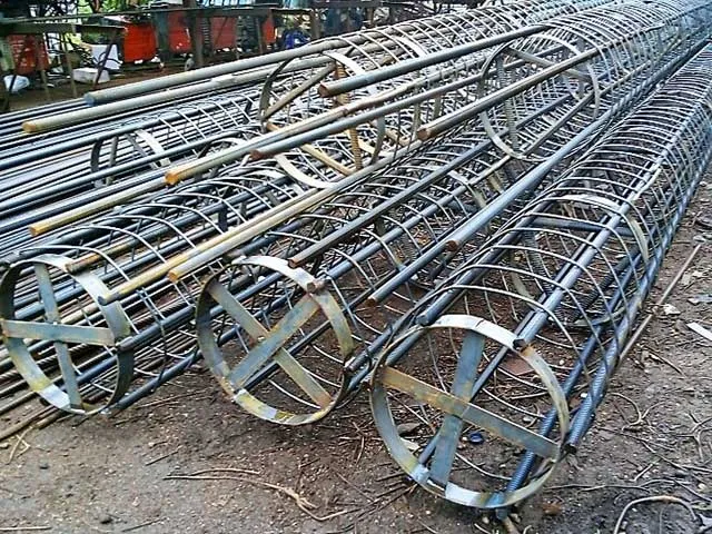 Арматурные каркасы для буронабивных свай