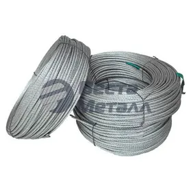 Канат стальной оцинкованный 2 смазка С А ГОСТ 3063-80 Канат стальной оцинкованный 2 смазка С А ГОСТ 3063-80
