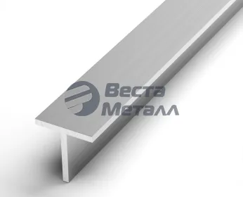 Тавр алюминиевый 50х25х2.5 6 м АД31Т1