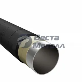 Труба УС-2 двухслойная стальная электросварная d530х9